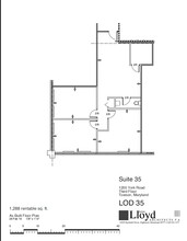 1205 York Rd, Lutherville, MD for lease Floor Plan- Image 1 of 1