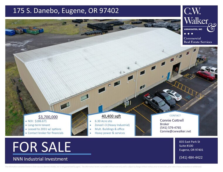 175 S Danebo Ave, Eugene, OR for sale - Building Photo - Image 1 of 1