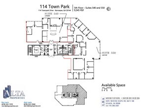 114 Townpark Dr NW, Kennesaw, GA for lease Floor Plan- Image 2 of 2