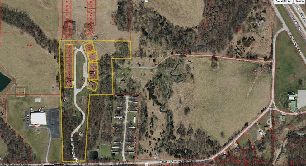 12 Lots Hummingbird Ln, Columbia, MO for sale - Plat Map - Image 1 of 1