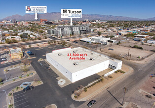 860 E Broadway Blvd, Tucson, AZ - aerial  map view