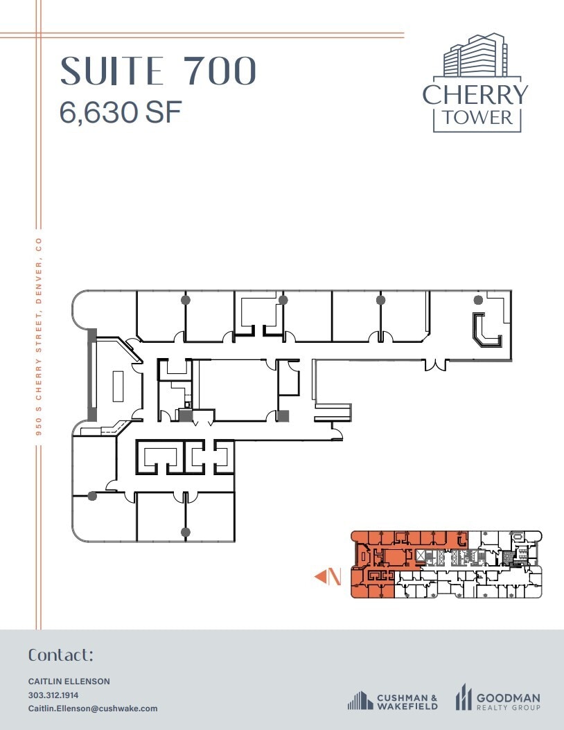 950 S Cherry St, Denver, CO for lease Floor Plan- Image 1 of 1