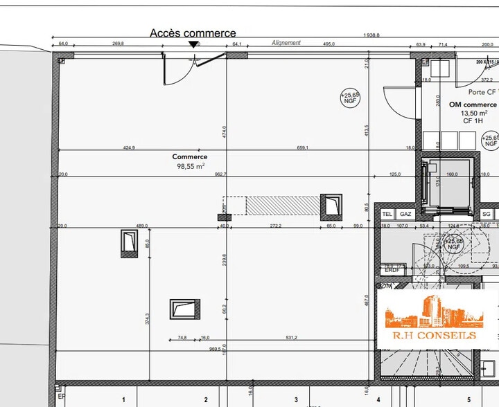 Retail in Conflans-Sainte-Honorine for lease - Building Photo - Image 2 of 3