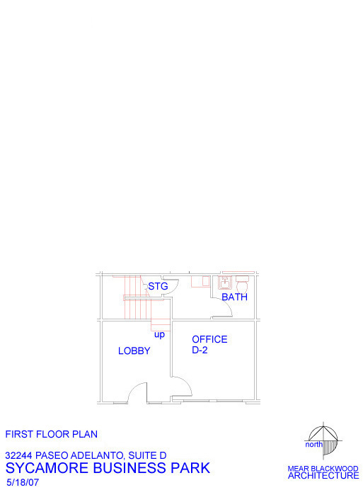 32244 Paseo Adelanto, San Juan Capistrano, CA for lease Floor Plan- Image 1 of 2