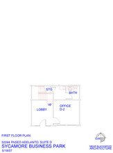 32244 Paseo Adelanto, San Juan Capistrano, CA for lease Floor Plan- Image 1 of 2