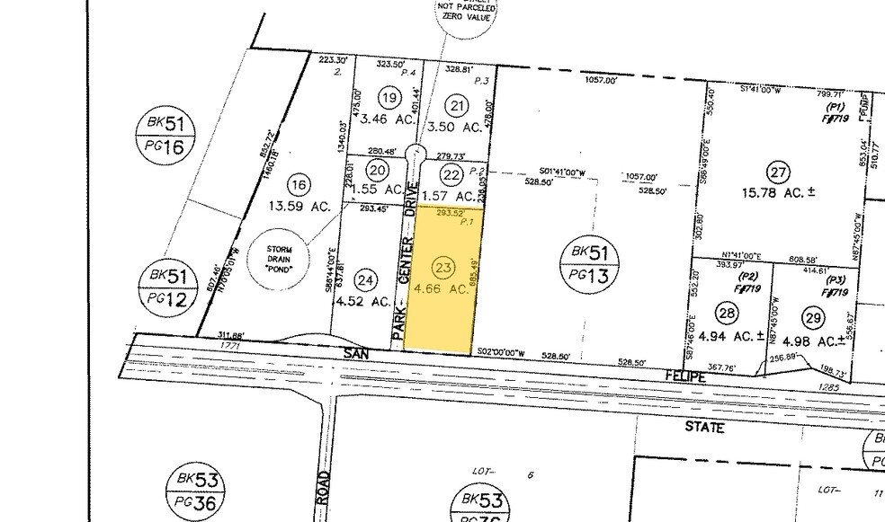 300 Park Center Dr, Hollister, CA for lease - Plat Map - Image 3 of 3