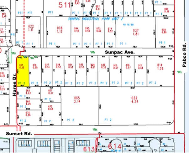 295 Sunpac Ave, Henderson, NV for sale - Plat Map - Image 2 of 6