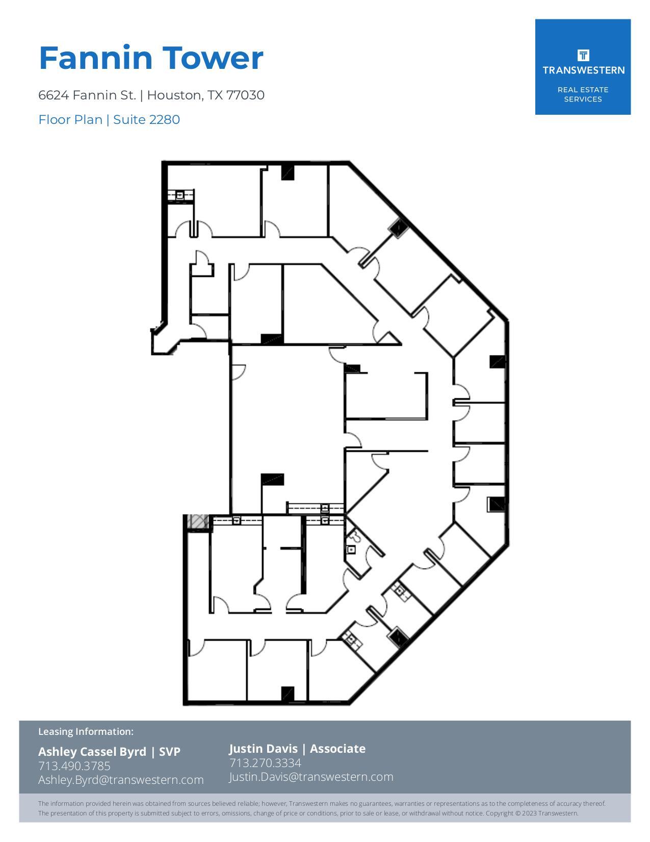 6624 Fannin St, Houston, TX for lease Floor Plan- Image 1 of 1