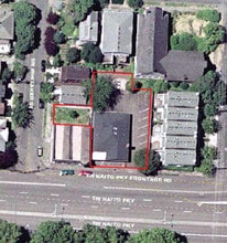 3323 SW Naito Pky, Portland, OR - AERIAL  map view