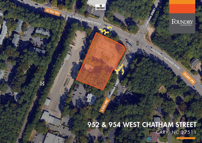 952 W Chatham St, Cary, NC for lease - Building Photo - Image 1 of 1