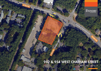 More details for 952 W Chatham St, Cary, NC - Land for Lease