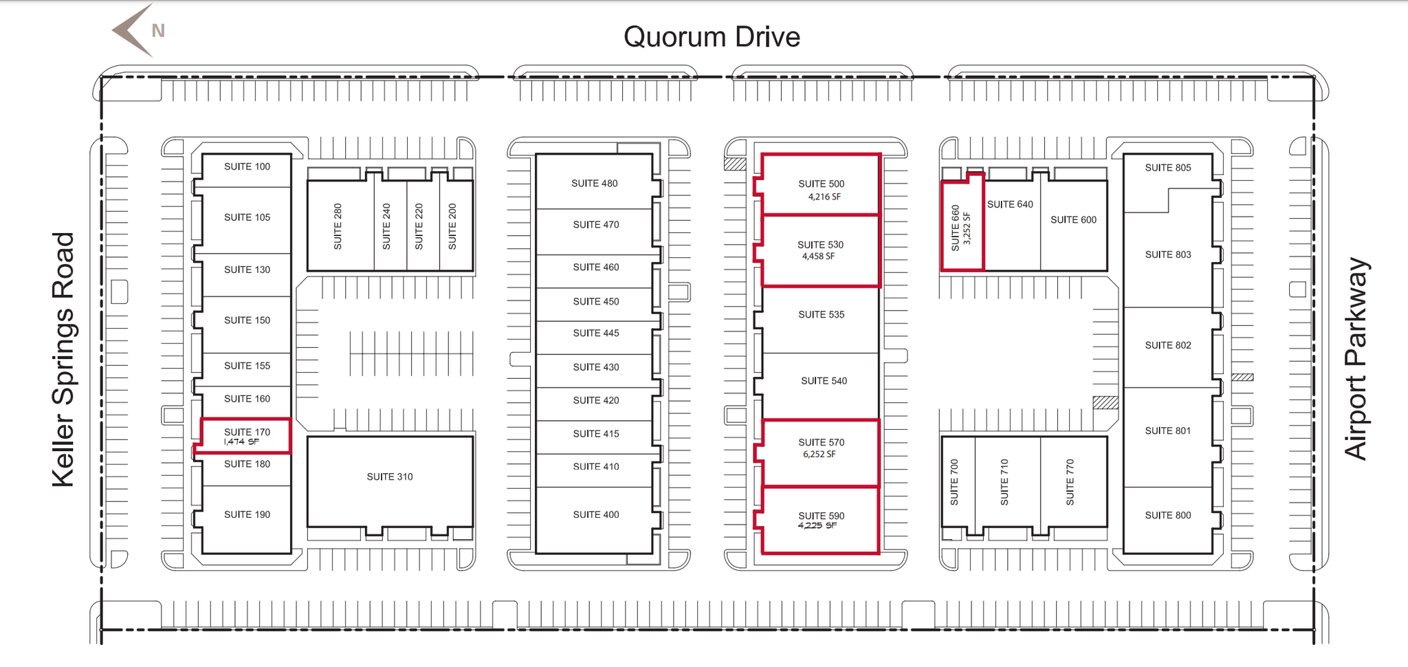 4950 Keller Springs Rd, Addison, TX for lease Floor Plan- Image 1 of 1