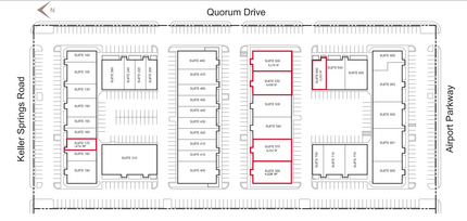 4950 Keller Springs Rd, Addison, TX for lease Floor Plan- Image 2 of 2