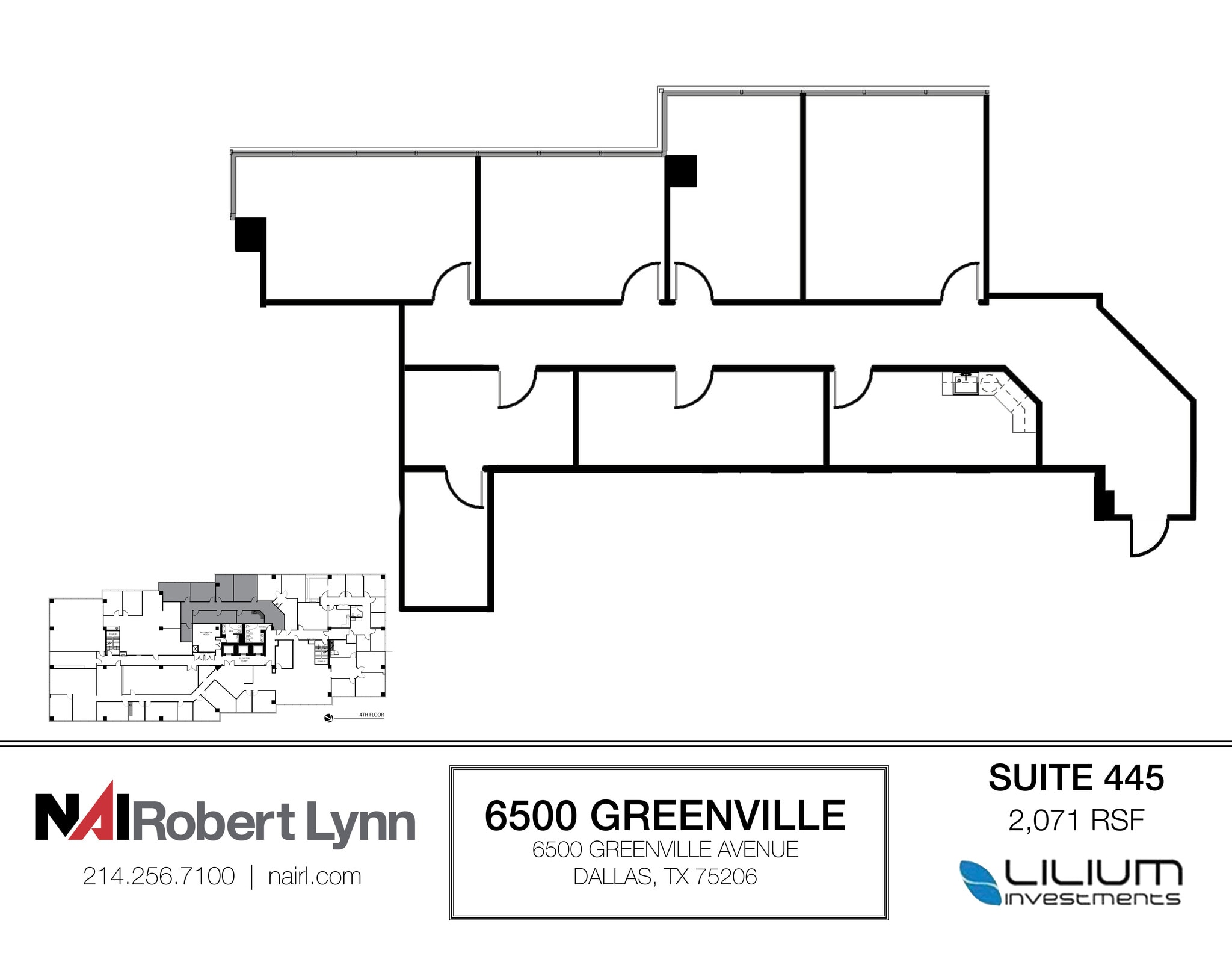 6500 Greenville Ave, Dallas, TX for lease Floor Plan- Image 1 of 2