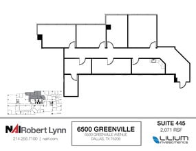 6500 Greenville Ave, Dallas, TX for lease Floor Plan- Image 1 of 2