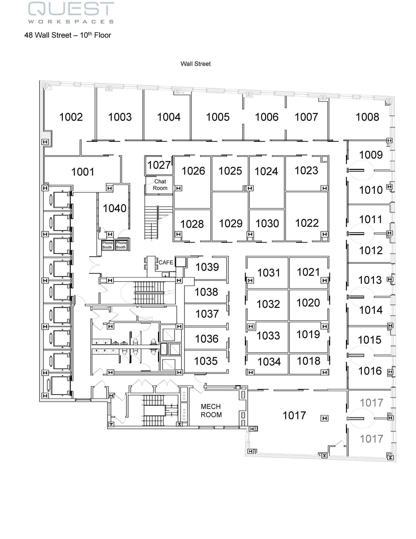 48 Wall St, New York, NY for lease Floor Plan- Image 1 of 4