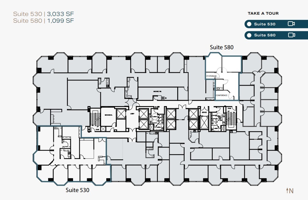 550 W C St, San Diego, CA for lease Floor Plan- Image 1 of 2