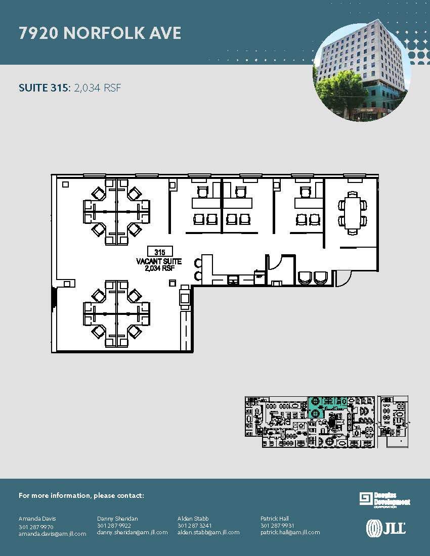 7900-7920 Norfolk Ave, Bethesda, MD for lease Floor Plan- Image 1 of 1