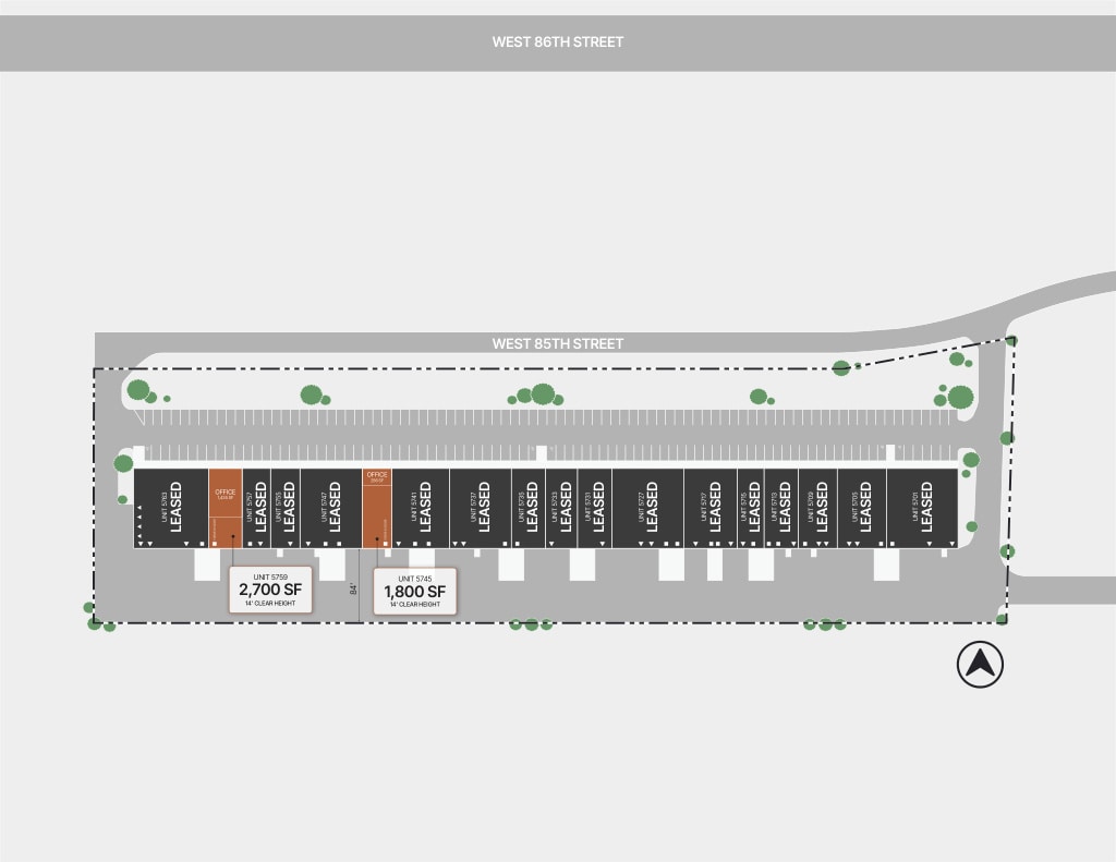 5647-5763 W 85th St, Indianapolis, IN for lease Floor Plan- Image 1 of 1