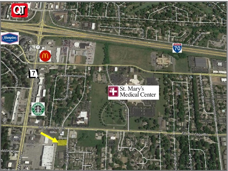 509 NW 5th St, Blue Springs, MO for lease - Aerial - Image 3 of 3