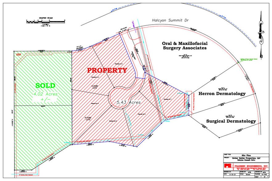 Halcyon Summit Drive, Montgomery, AL for sale - Site Plan - Image 3 of 5