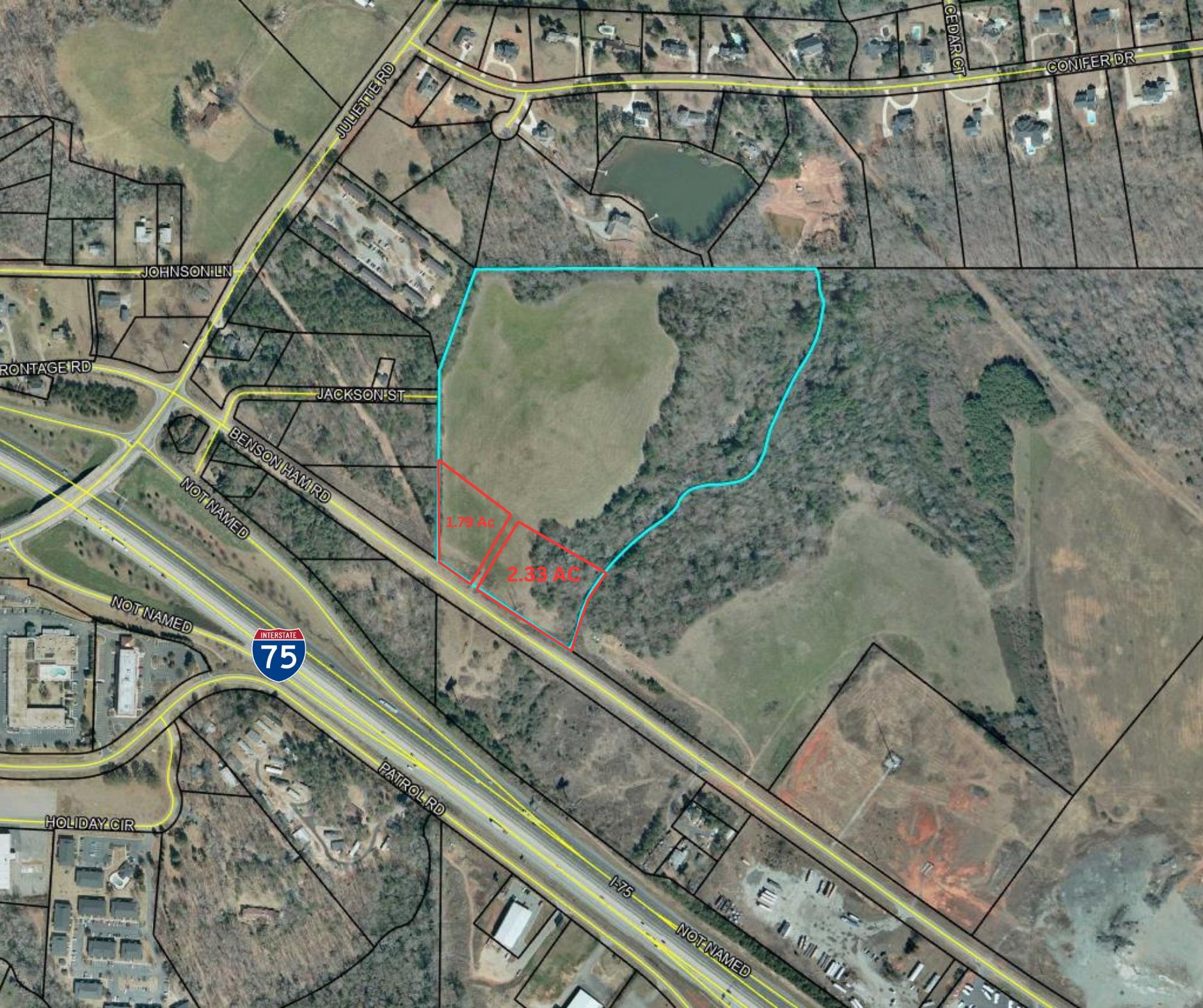 2.33 acres Benson Ham rd, Forsyth, GA for sale Primary Photo- Image 1 of 5