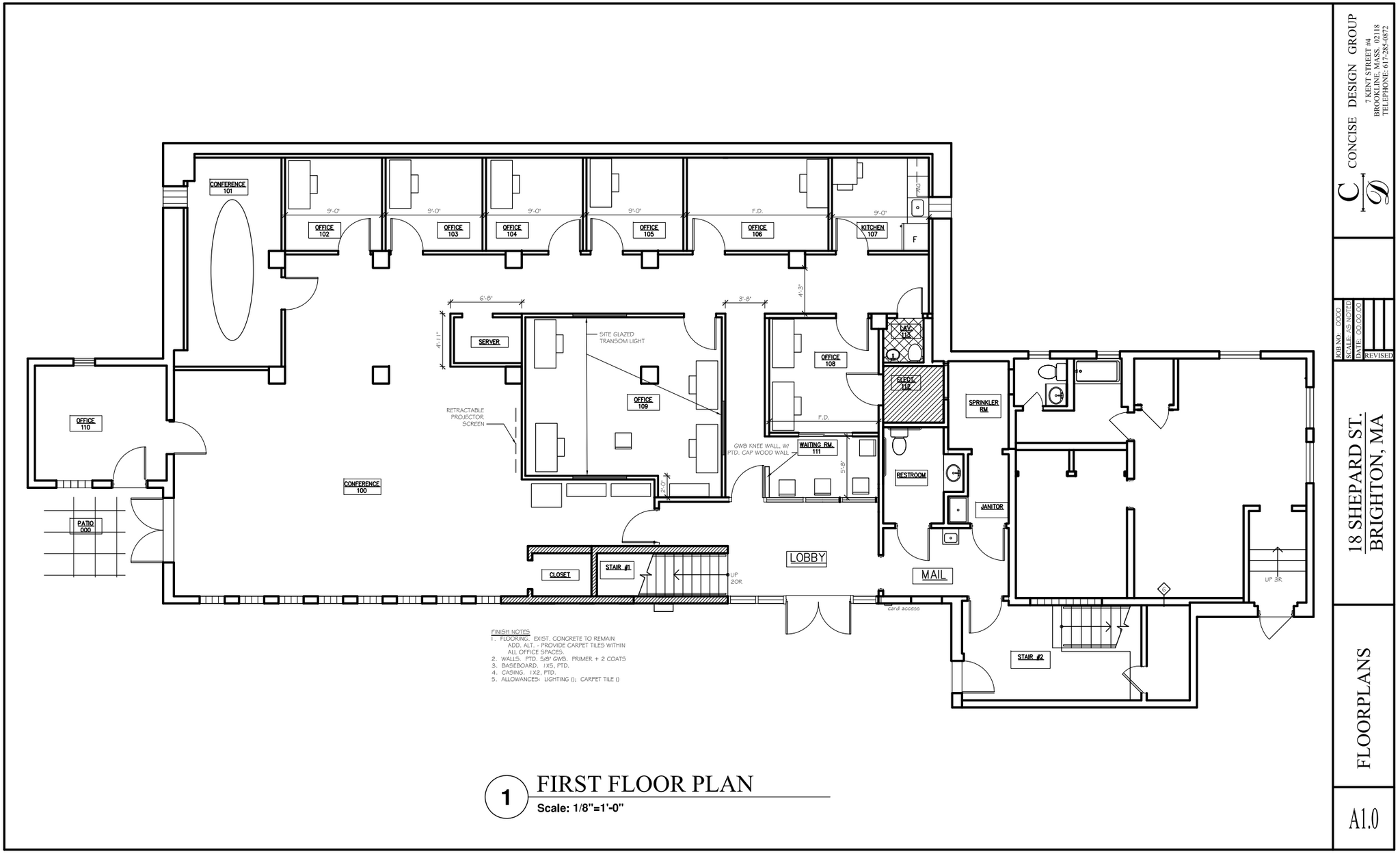 18 Shepard St, Brighton, MA for lease Floor Plan- Image 1 of 1