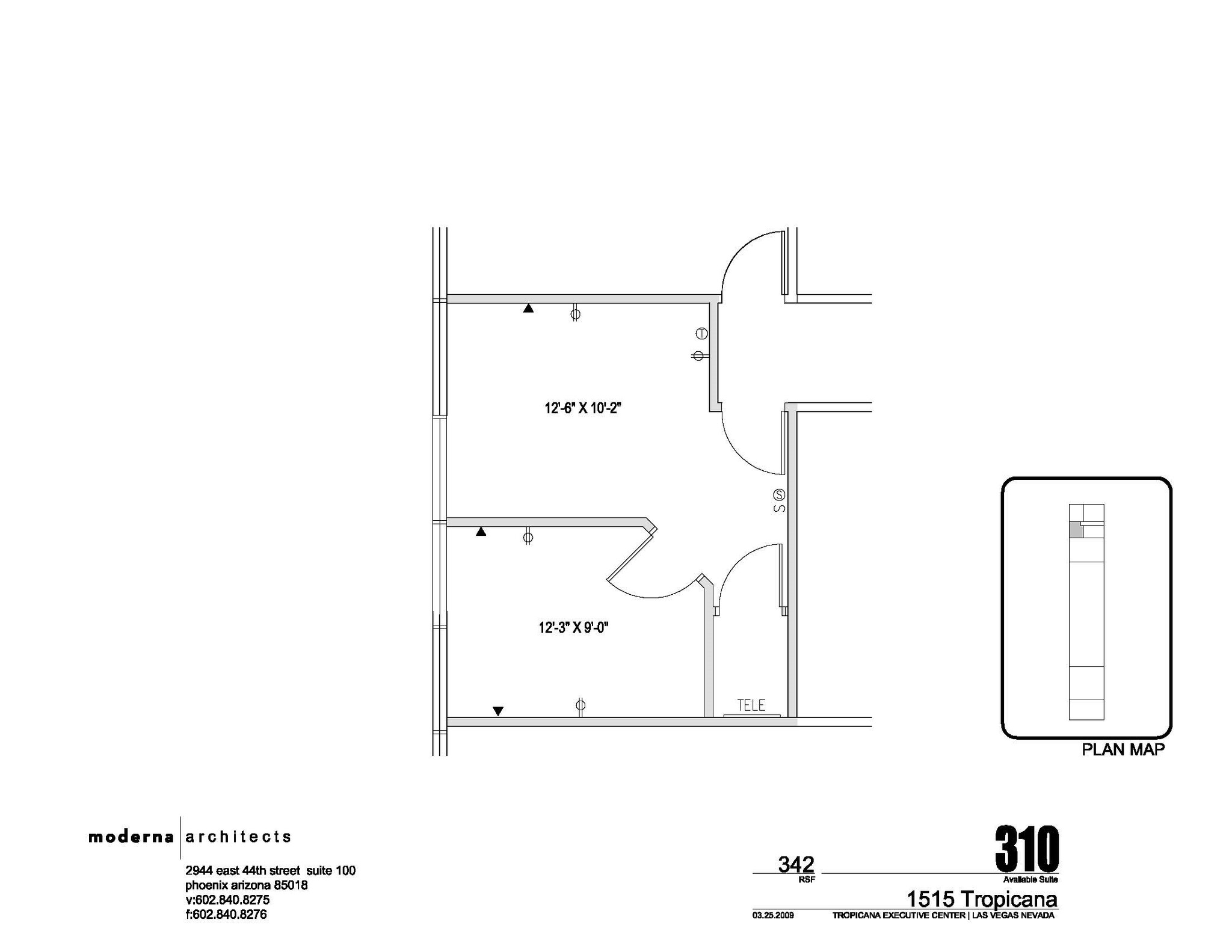 1455-1515 E Tropicana Ave, Las Vegas, NV for lease Floor Plan- Image 1 of 4