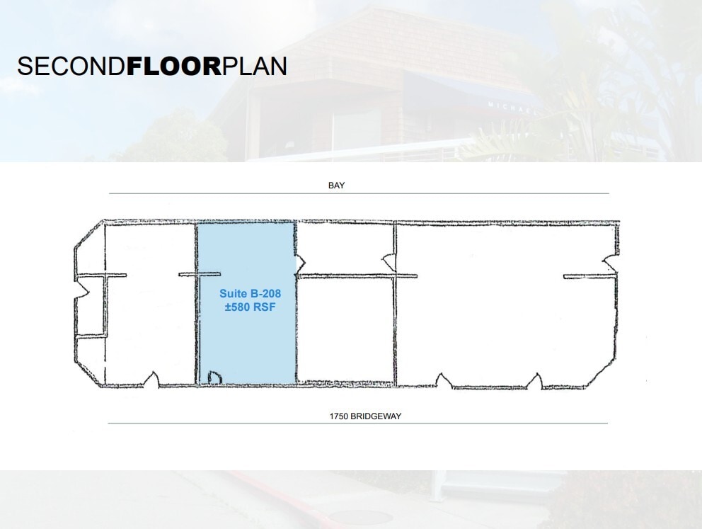 1750 Bridgeway, Sausalito, CA for lease Floor Plan- Image 1 of 1