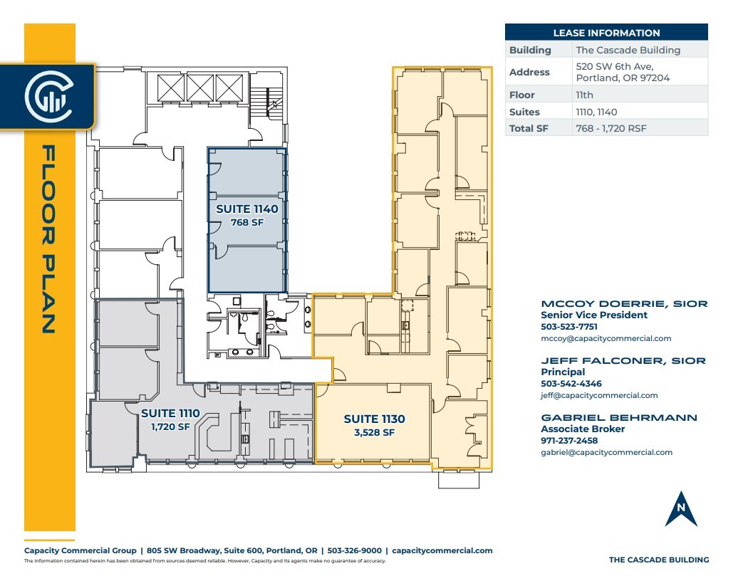 520-538 SW 6th Ave, Portland, OR for lease Floor Plan- Image 1 of 1