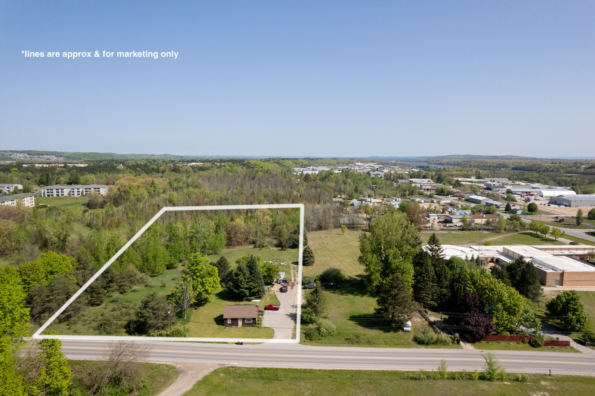 2624 Hartman Rd, Traverse City, MI for sale Aerial- Image 1 of 5