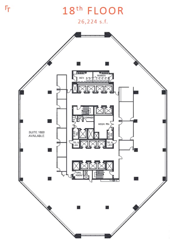 411 1st St SE, Calgary, AB for lease Floor Plan- Image 1 of 1