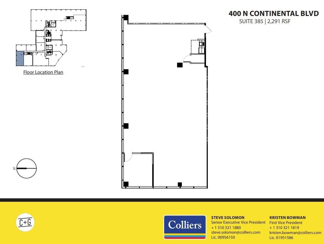 300 Continental Blvd, El Segundo, CA for lease Floor Plan- Image 1 of 1