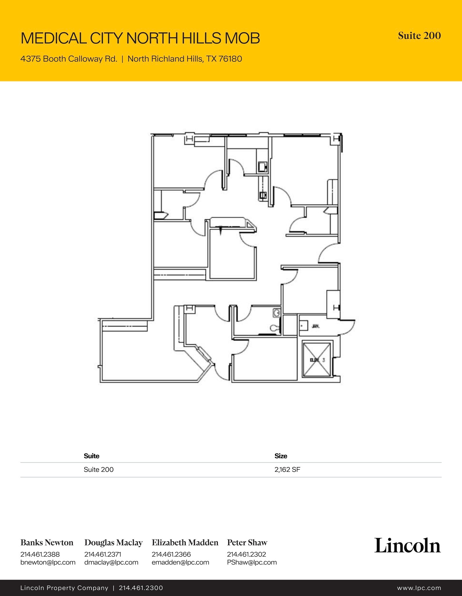 4375 Booth Calloway Rd, North Richland Hills, TX for lease Floor Plan- Image 1 of 1