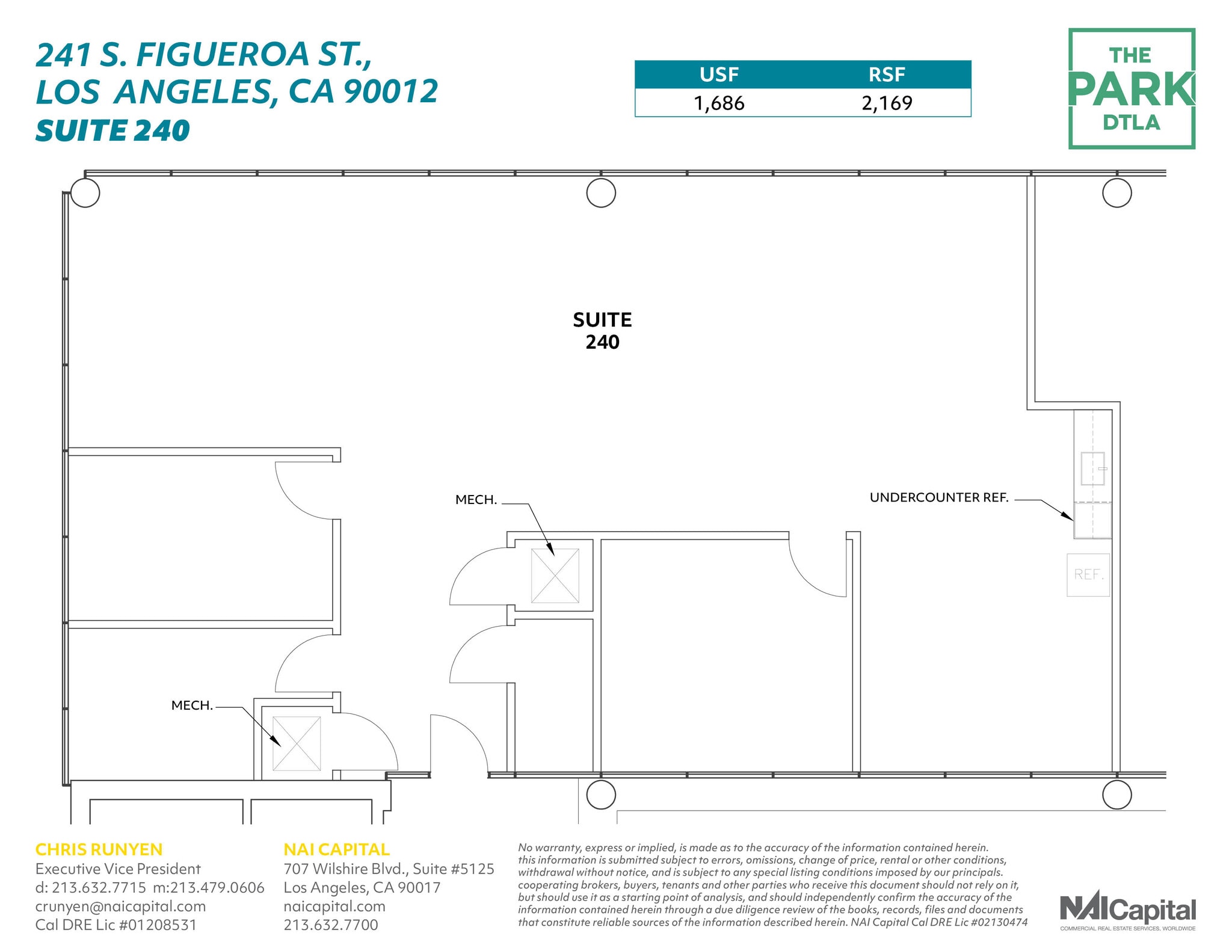 261 S Figueroa St, Los Angeles, CA for lease Floor Plan- Image 1 of 1