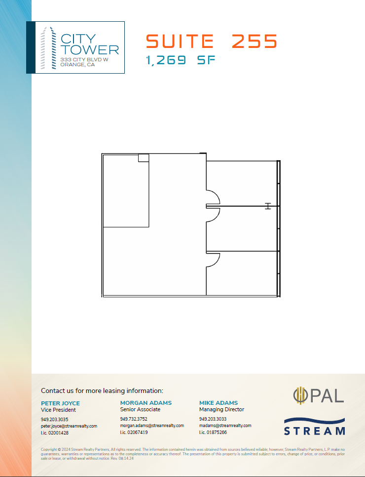 333 City Blvd W, Orange, CA for lease Floor Plan- Image 1 of 1