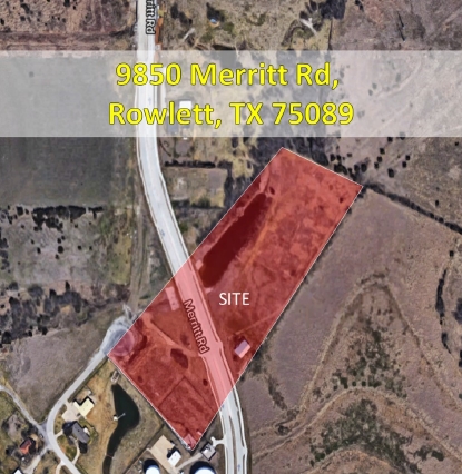 9850 Merritt Rd, Rowlett, TX for sale - Primary Photo - Image 1 of 1