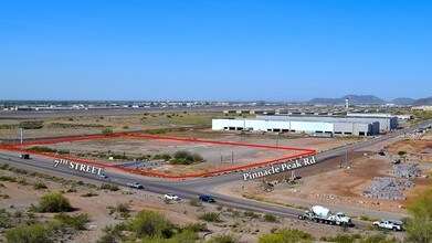 SWC 7th St & Pinnacle Peak Rd, Phoenix, AZ - aerial  map view