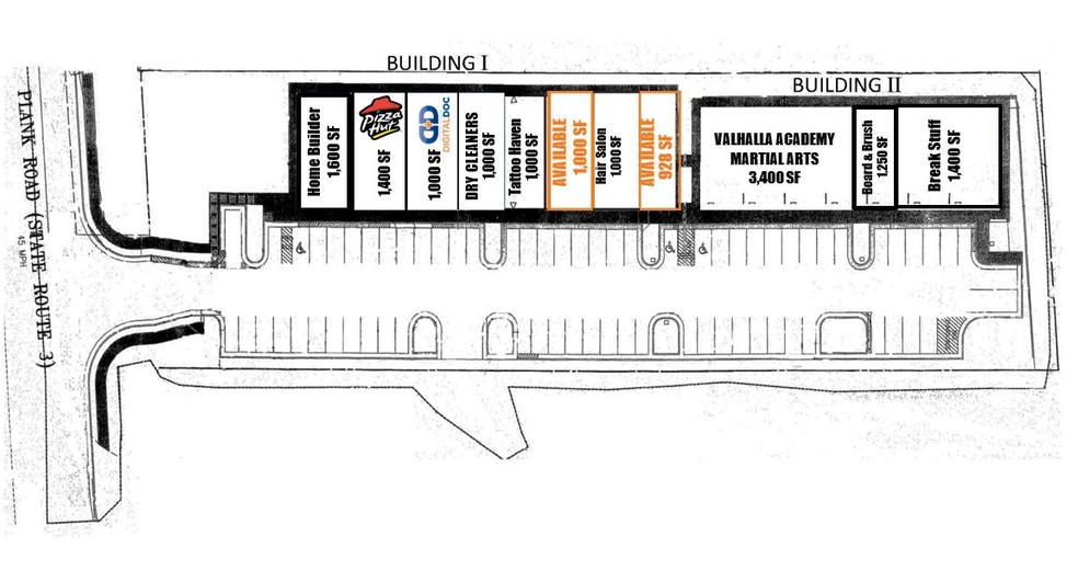 4701 Plank Rd, Fredericksburg, VA for lease - Site Plan - Image 2 of 4