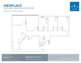 1315 St Joseph Pky, Houston, TX for lease Floor Plan- Image 1 of 1