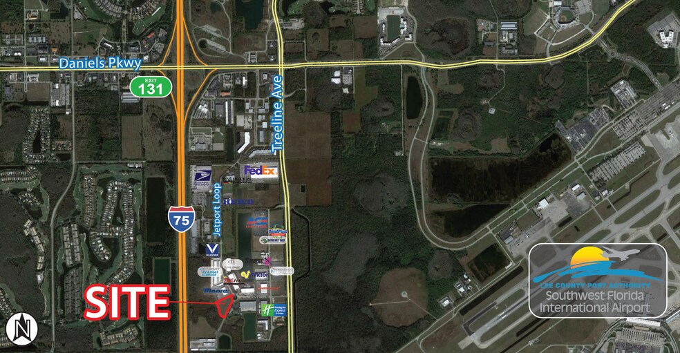 14660 Tarmac Ct, Fort Myers, FL for lease - Aerial - Image 2 of 3