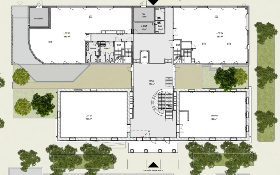 Office in Montpellier for sale - Site Plan - Image 2 of 4