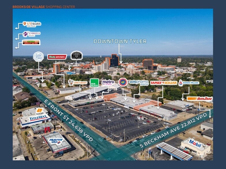 504 E Front St, Tyler, TX for lease - Building Photo - Image 2 of 6