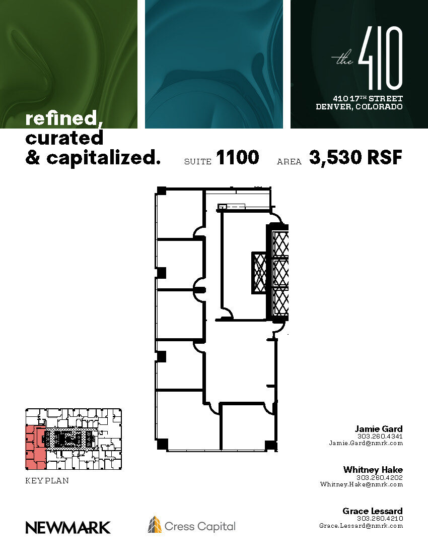 410 17th St, Denver, CO for lease Floor Plan- Image 1 of 1