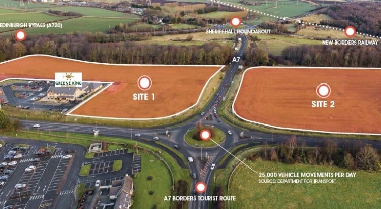 Gilmerton Rd, Lasswade for sale - Aerial - Image 1 of 1