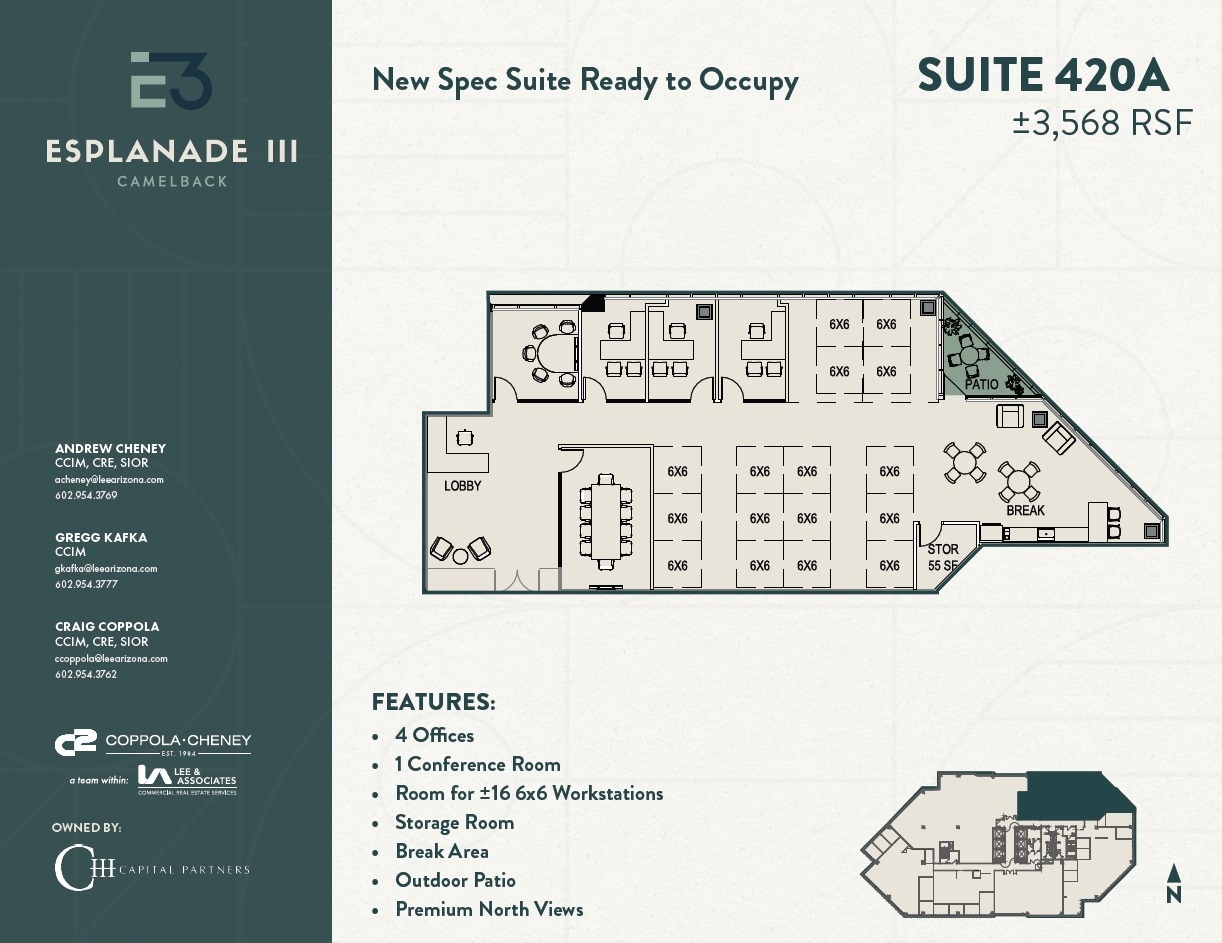 2415 E Camelback Rd, Phoenix, AZ for lease Floor Plan- Image 1 of 1