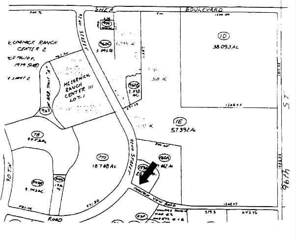 9220 E Mountain View Rd, Scottsdale, AZ for lease - Plat Map - Image 3 of 13