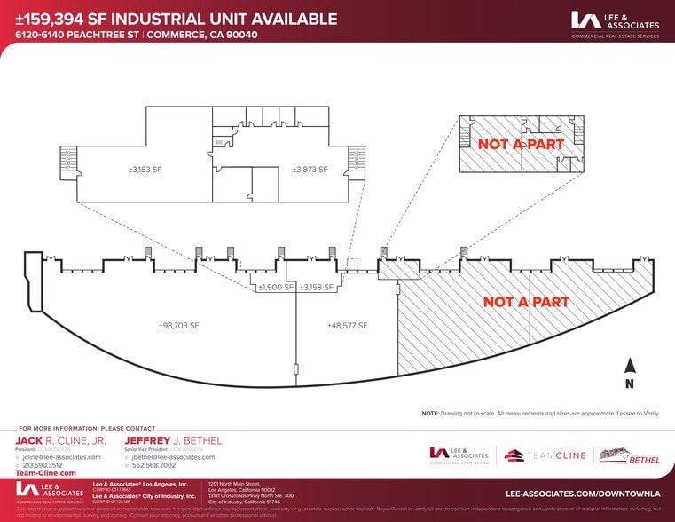 6120-6140 Peachtree St, Commerce, CA for lease - Site Plan - Image 2 of 15