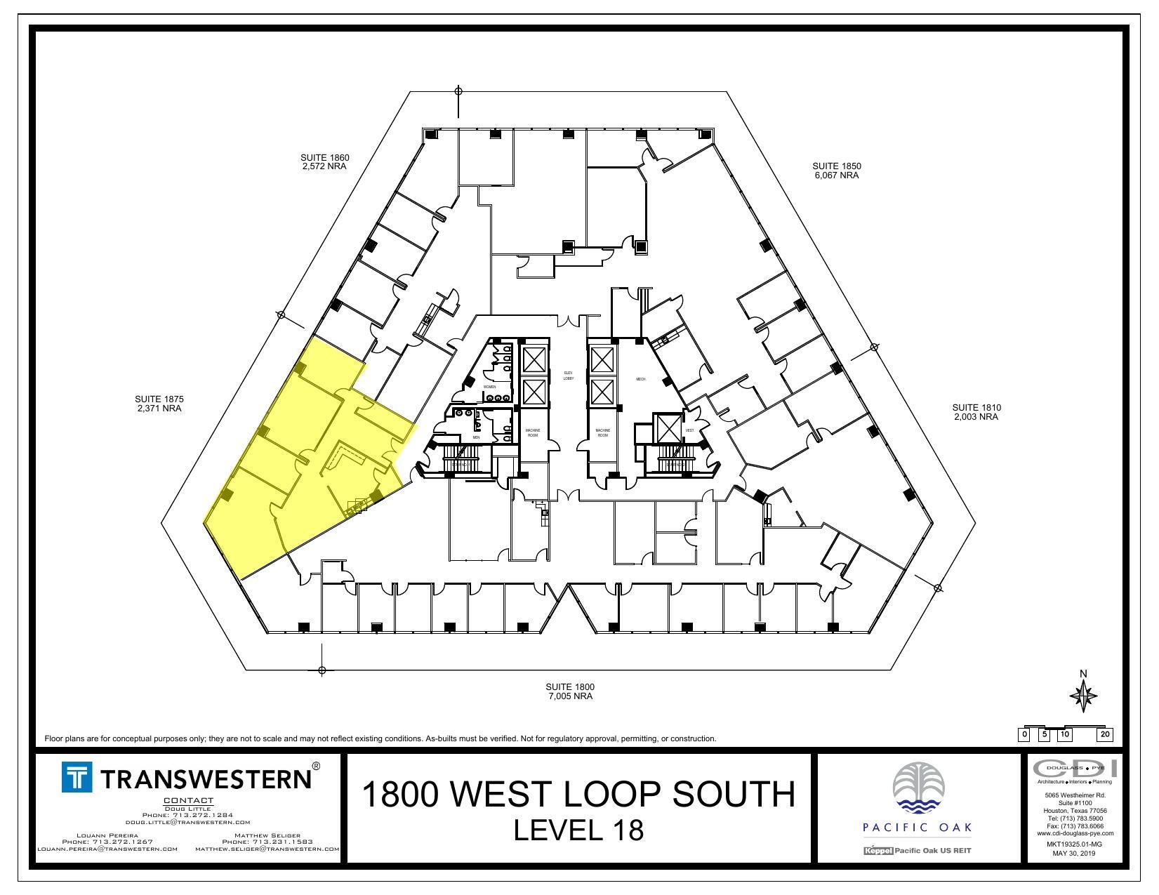 1800 West Loop S, Houston, TX for lease Floor Plan- Image 1 of 1