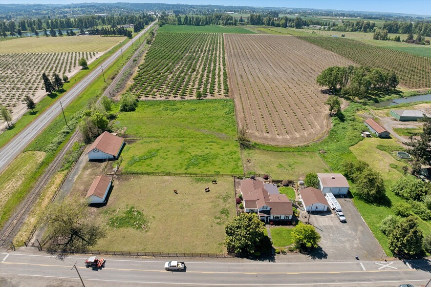 12996 Downs Rd NE, Mount Angel, OR for sale - Aerial - Image 1 of 5